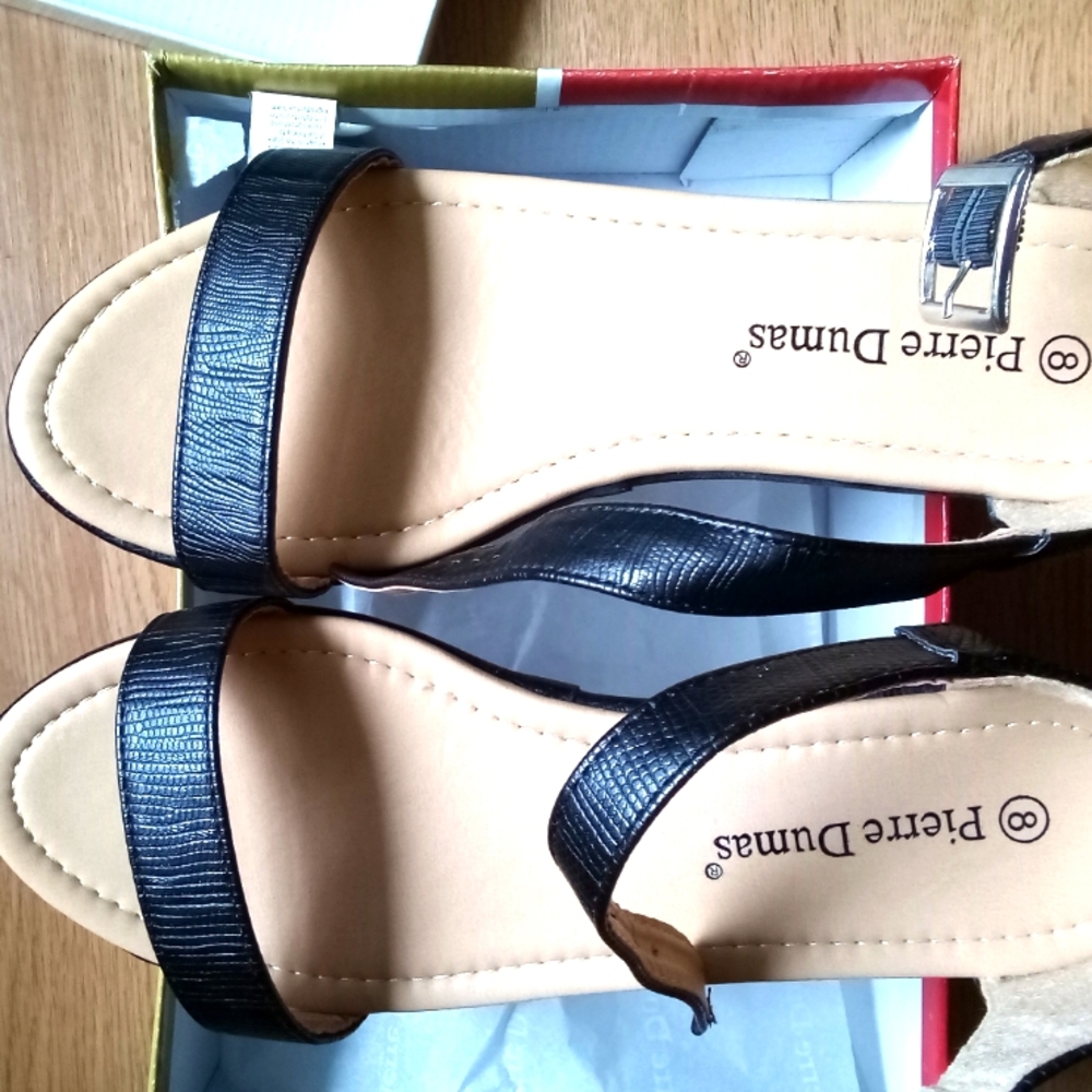 Sz 9 Black Pierre Dumas Sandal